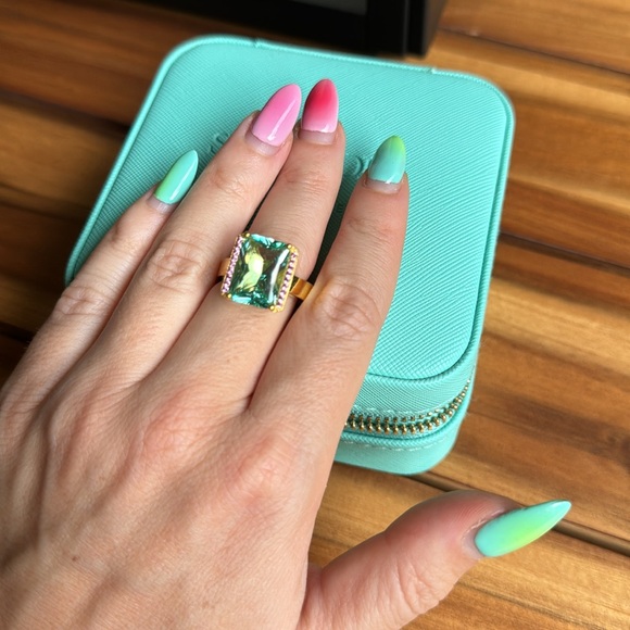 SIF JAKOBS RING & Earring Set with travel case - Picture 2 of 5